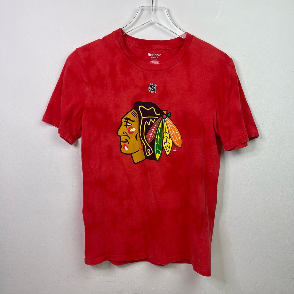 Chicago Blackhawks Patrick Kane 88 Hockey NHL Acid Wash T-shirt — Youth Size XL